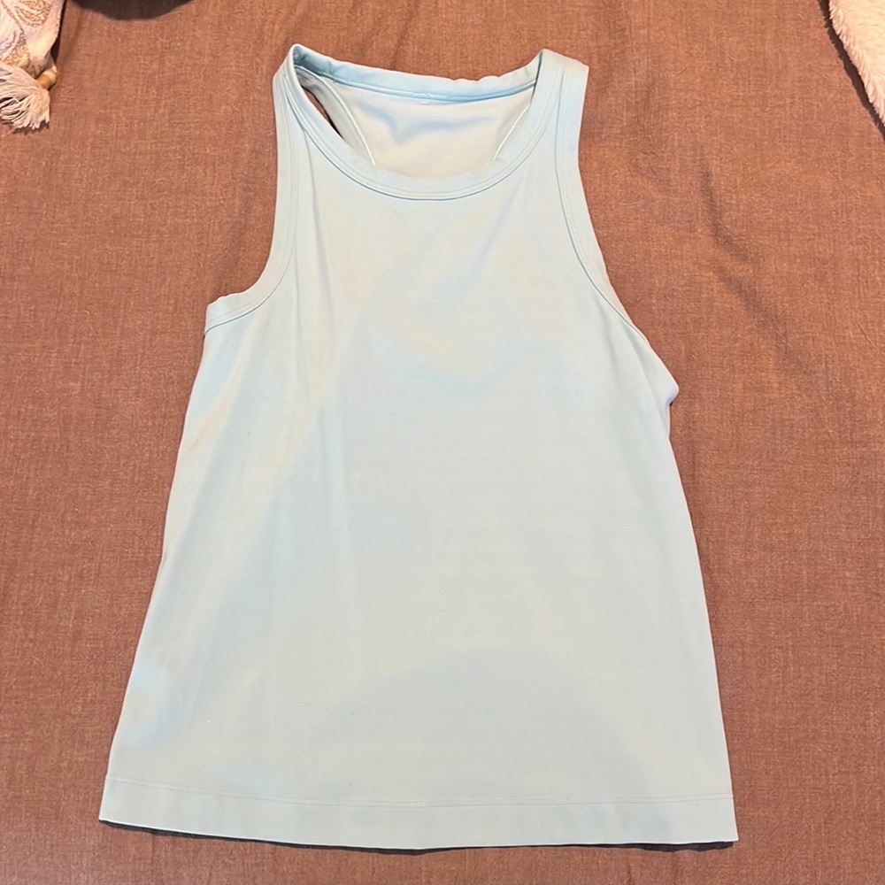 lululemon athletica Light Blue Tank Top